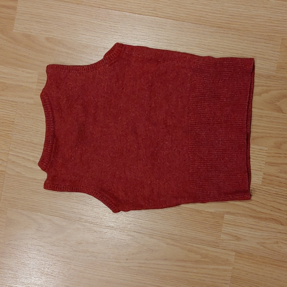 Girl's / Boy's Wool Sweater Vest - Picture 2 of 2